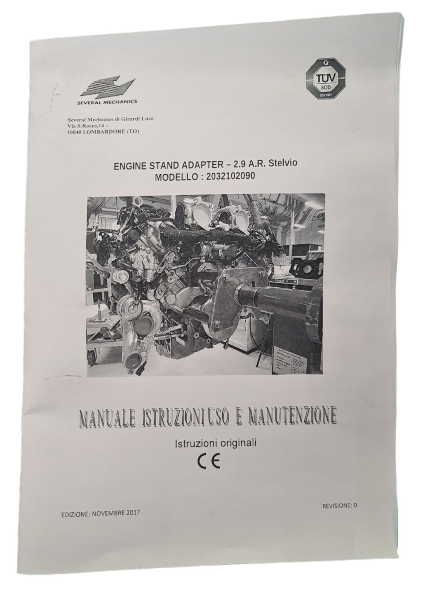 Werkzeug, Motorständer-Adapter - Alfa Romeo Stelvio 2.9
