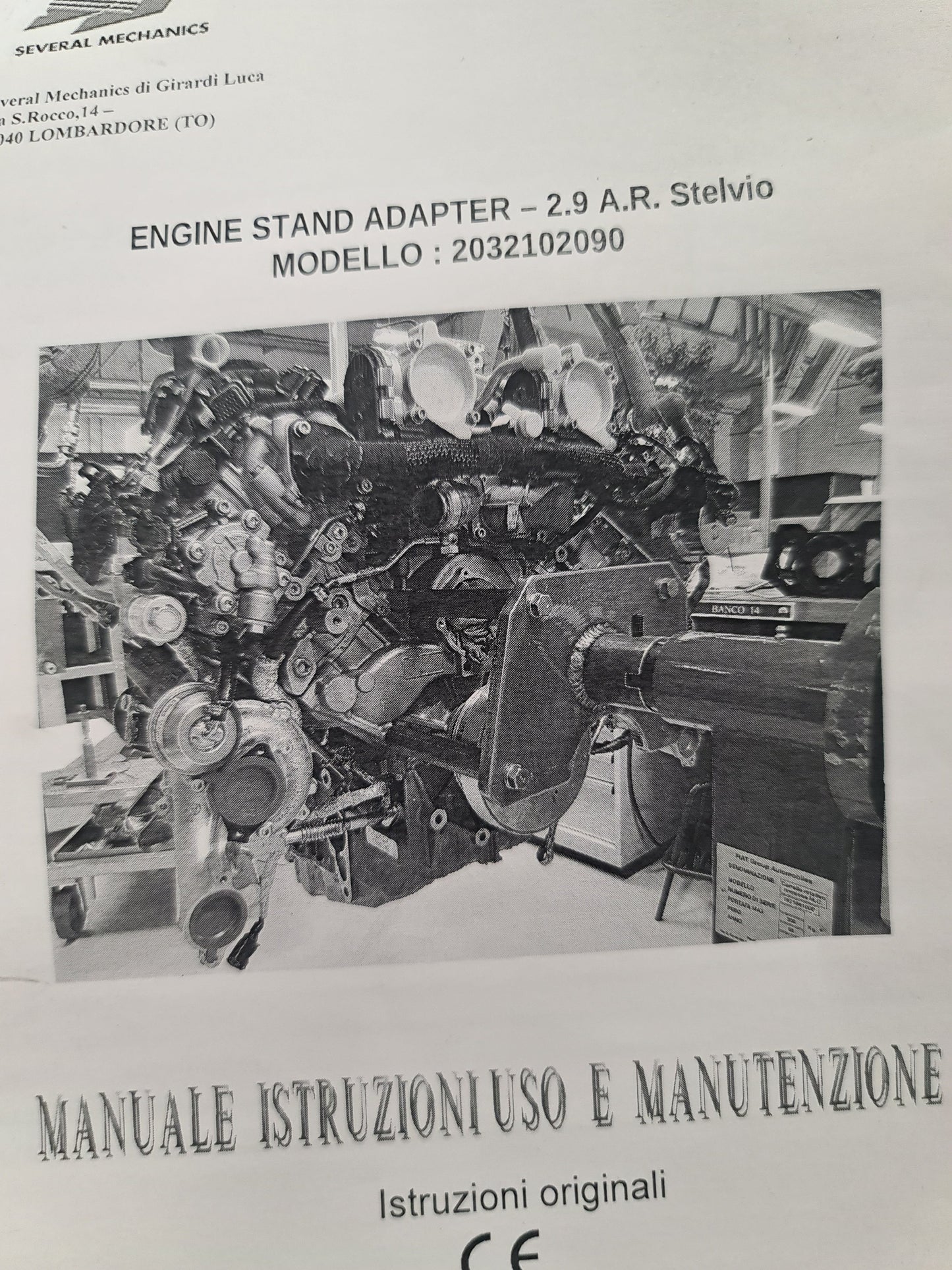 Werkzeug, Motorständer-Adapter - Alfa Romeo Stelvio 2.9