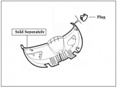 Alfa Romeo 159 Plug LH - Slate Grey/Black (x1)