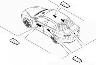 Alfa Romeo 159 Door Handle Mat, Beige