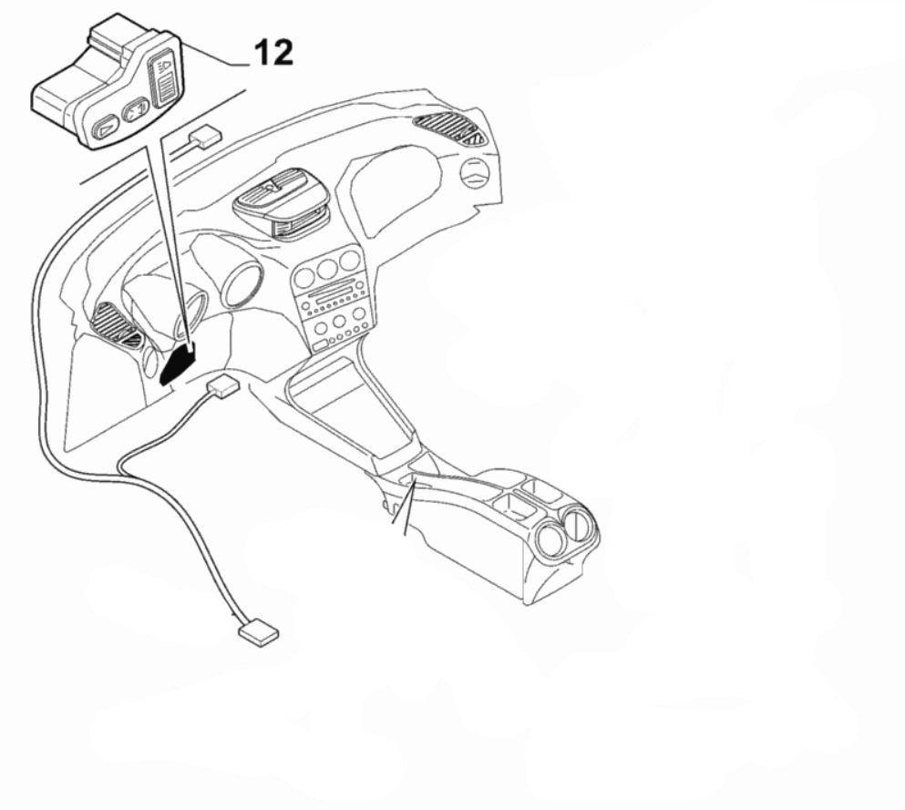 Switch, Headlamp Control - Alfa Romeo 156 156035634