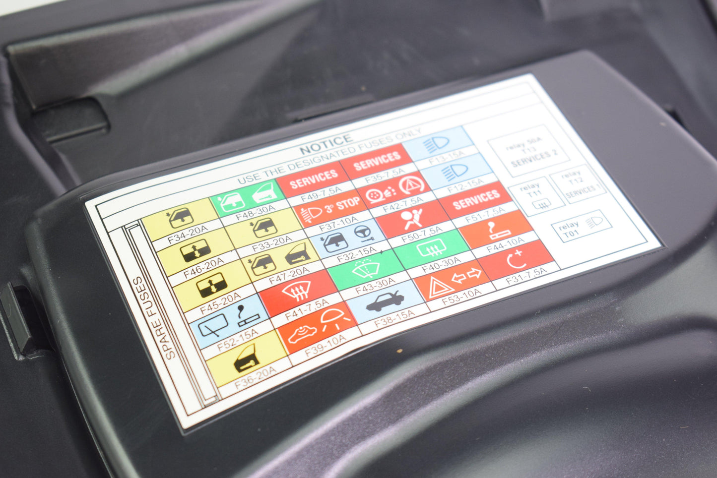 Fuse Box Cover - 159, Brera & Spider - Alfa Romeo Shop