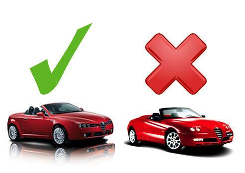 Sunvisor - Alfa Romeo 939 Spider 2006> 156079402 156086100