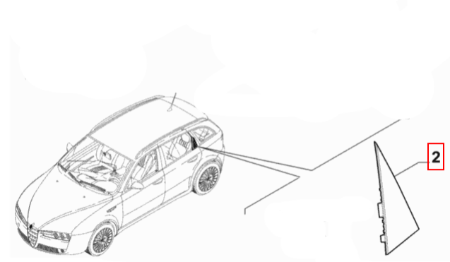 Quarter Trim - Alfa Romeo 159