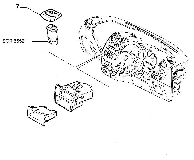 Surround, Armaturenbrettanschluss - Mto