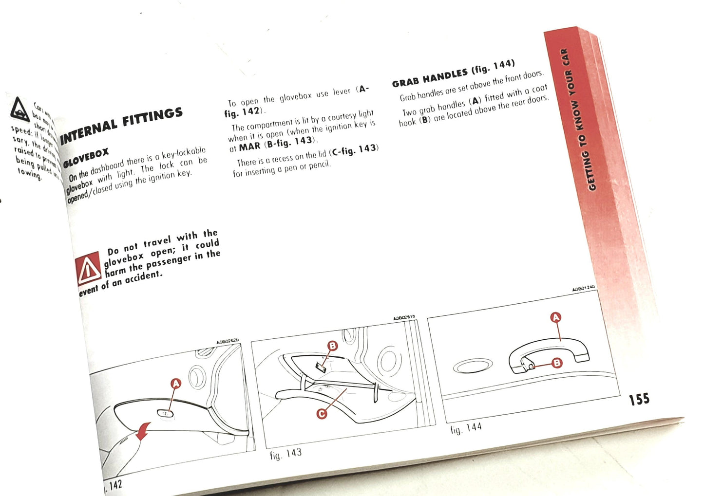 Owners Handbook - Alfa Romeo156 2002> 60431131