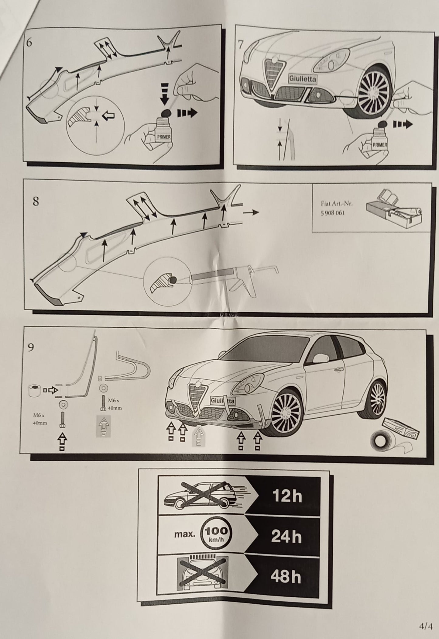 Unterer Frontspoiler – Giulietta