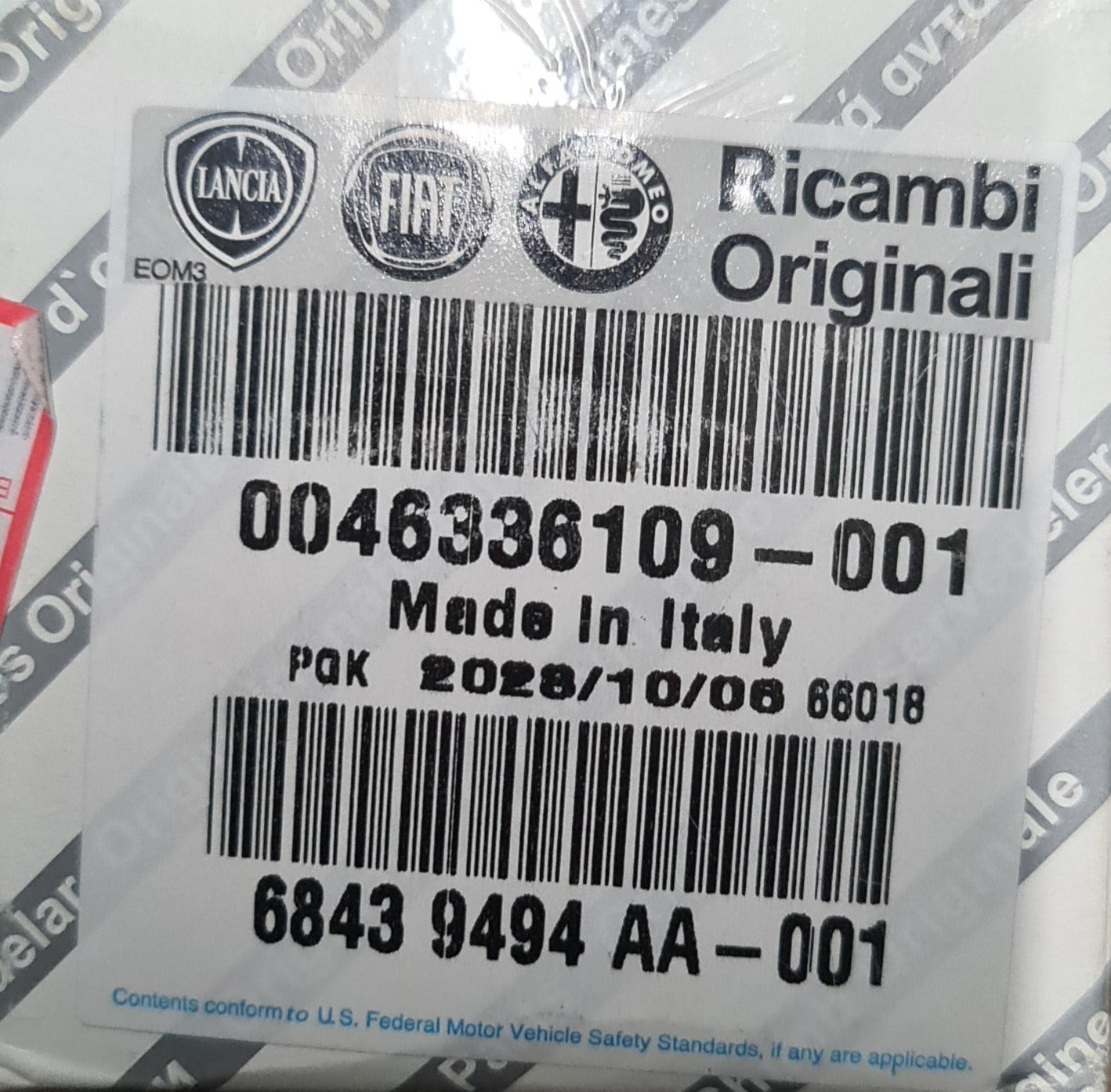 Válvula reguladora de presión de aceite PCV