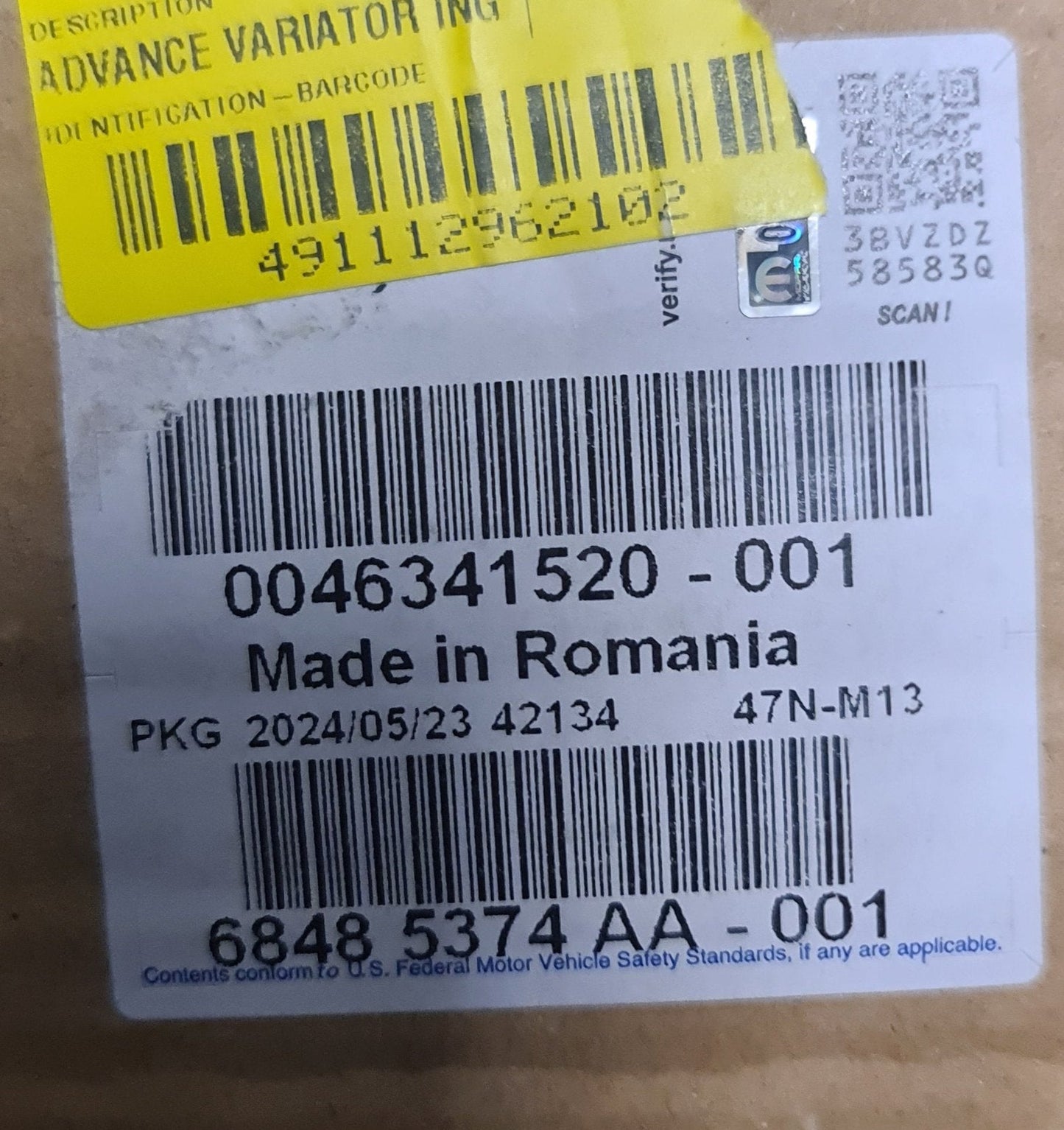 Camshaft Variator / Adjuster