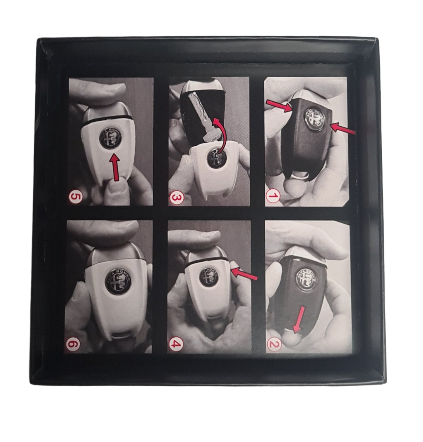 Key Cover - Red - Giulietta, Giulia, Stelvio & Tonale