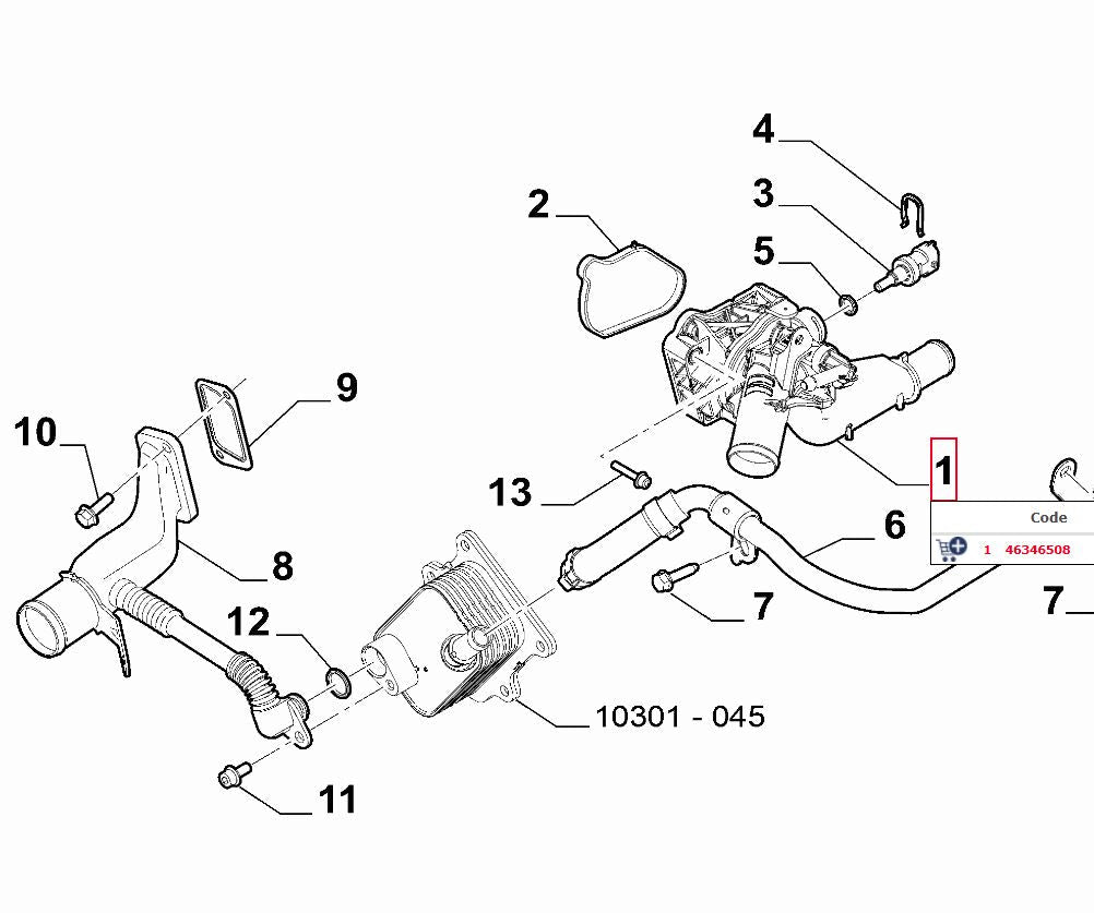 Thermostat - Tonale, 500X, Tipo