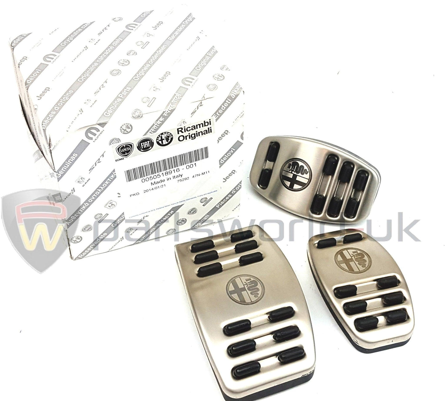 Genuine Alfa Sports Pedals - Alfa Giulietta 50518916
