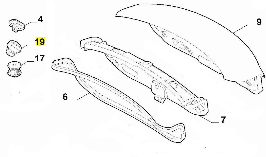 Inner Boot Lid Cap - Giulia