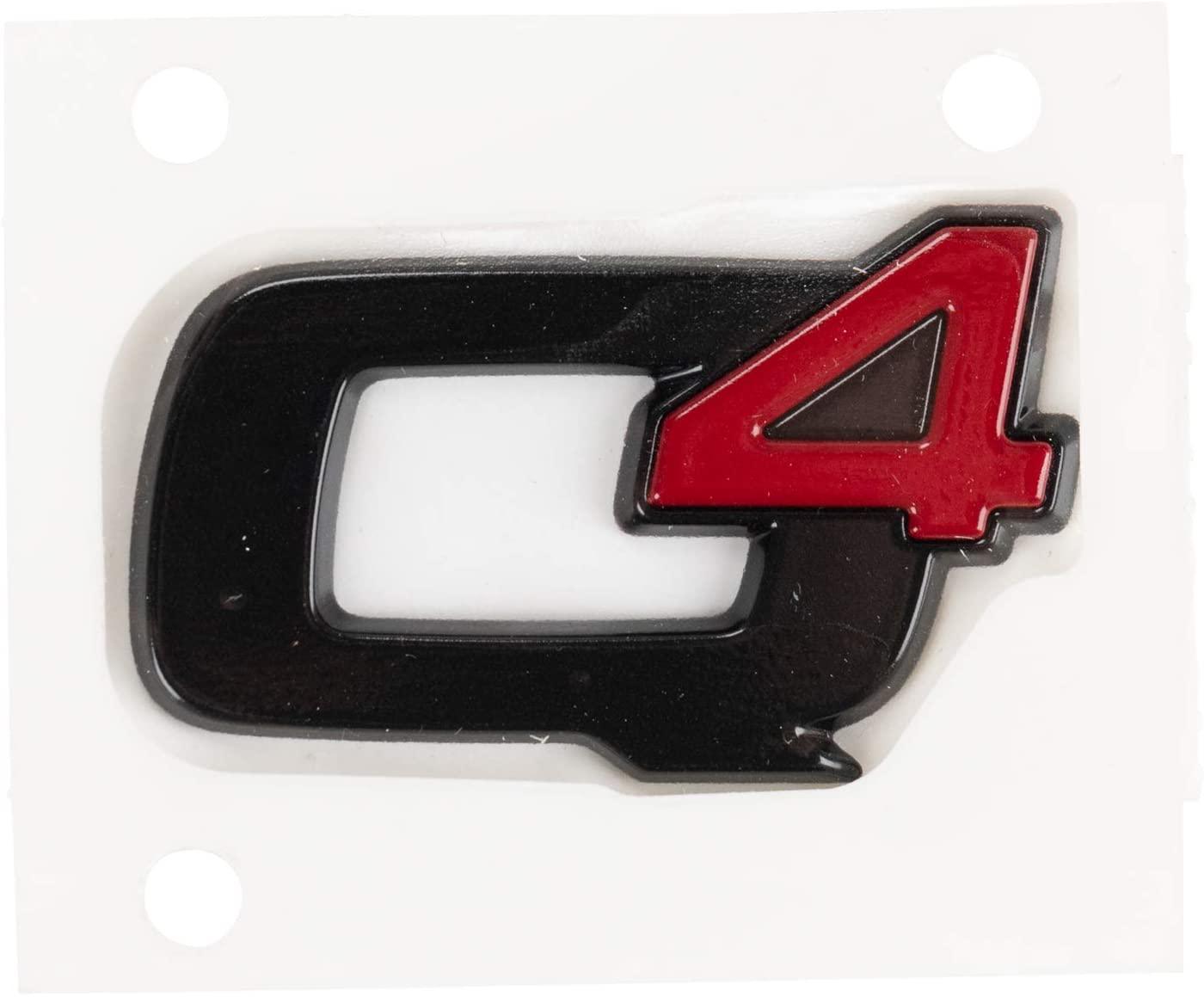 Badge 'Q4' Gloss Black Alfa Romeo 50556834