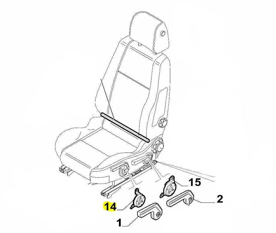 Regulador de asiento - 159
