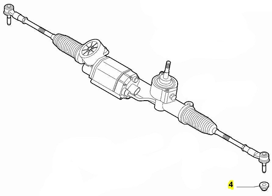 Nut, Track Rod End - Giulietta