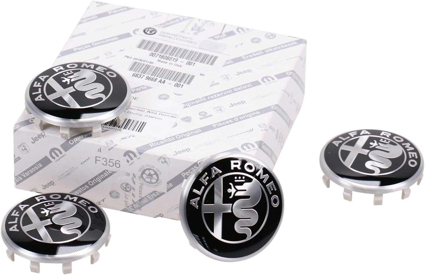 Centre Caps Set - Alfa Romeo
