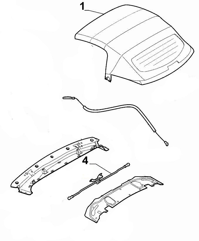 Folding Roof Mechanism - 939 Spider
