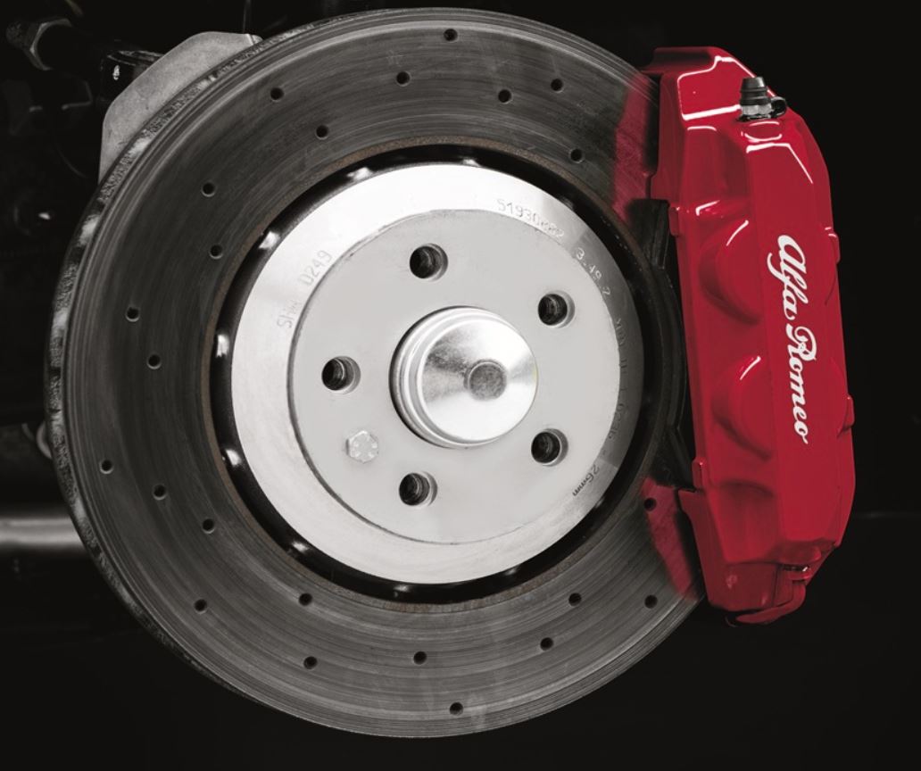 Bremssattel-Kit, vorn und hinten, rot – 4C
