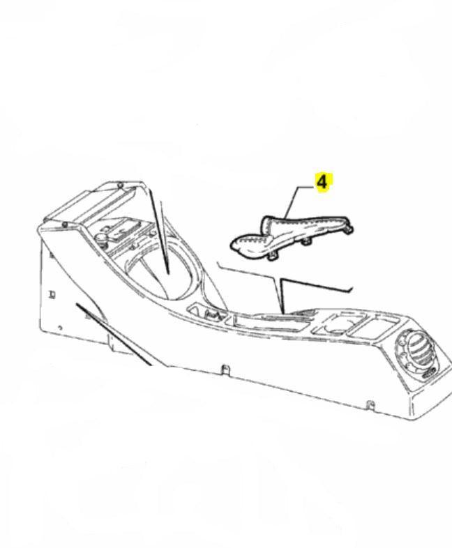 Hand Brake Gaiter - Alfa Romeo 147 735356091