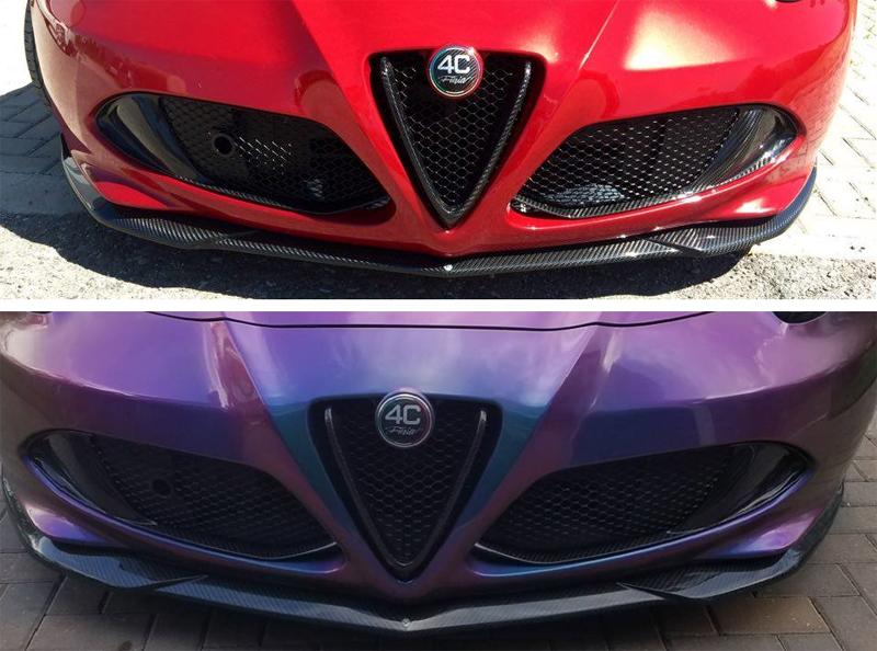 Alfa Romeo 4C Emblem Cover KIT - Carbon Fibre - Alfa Romeo Shop