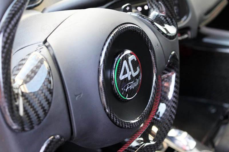Alfa Romeo 4C Emblem Cover KIT - Carbon Fibre - Alfa Romeo Shop