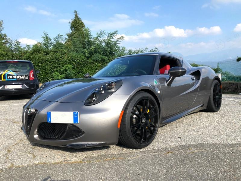 Alfa Romeo 4C Front Aggressive OEM Lip Bumper - Carbon Fibre - Alfa Romeo Shop
