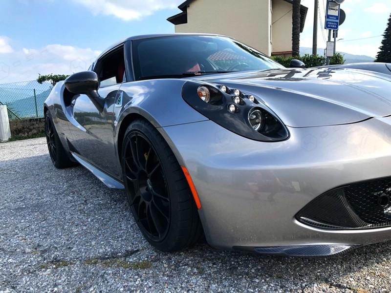 Alfa Romeo 4C Front Aggressive OEM Lip Bumper - Carbon Fibre - Alfa Romeo Shop