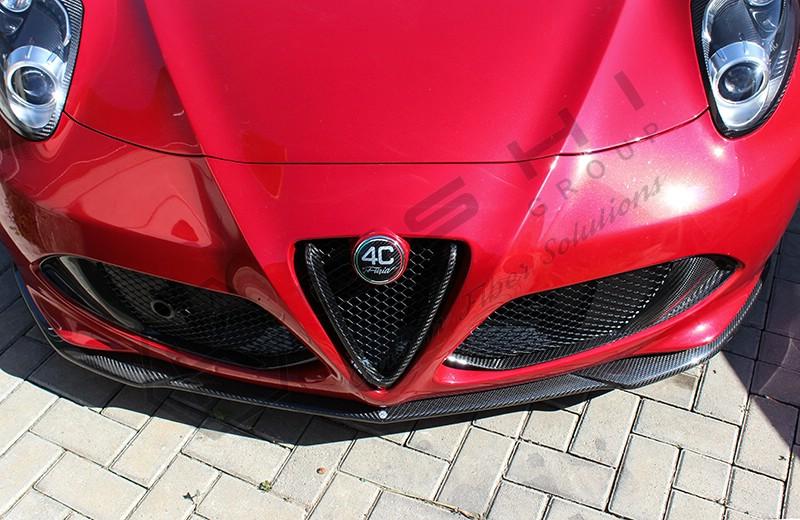 Alfa Romeo 4C Front Bumper V Shaped Frame - Carbon Fibre - Alfa Romeo Shop