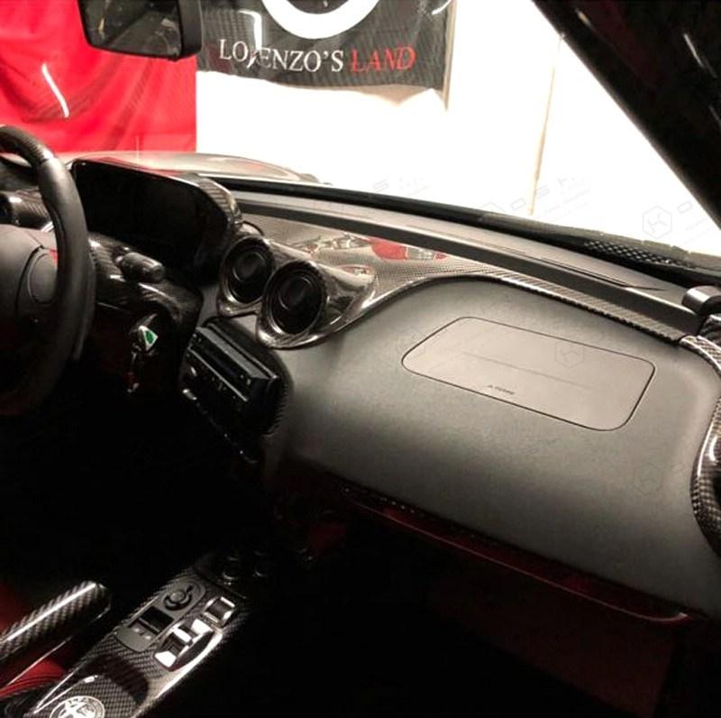 Alfa Romeo 4C Interior Air Vent Cover – No Leather - Carbon Fibre - Alfa Romeo Shop