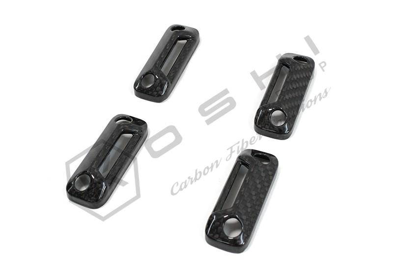 Alfa Romeo 4C Interior Door Handles Cover - Carbon Fibre - Alfa Romeo Shop