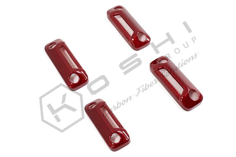 Alfa Romeo 4C Interior Door Handles Cover - Carbon Fibre - Alfa Romeo Shop