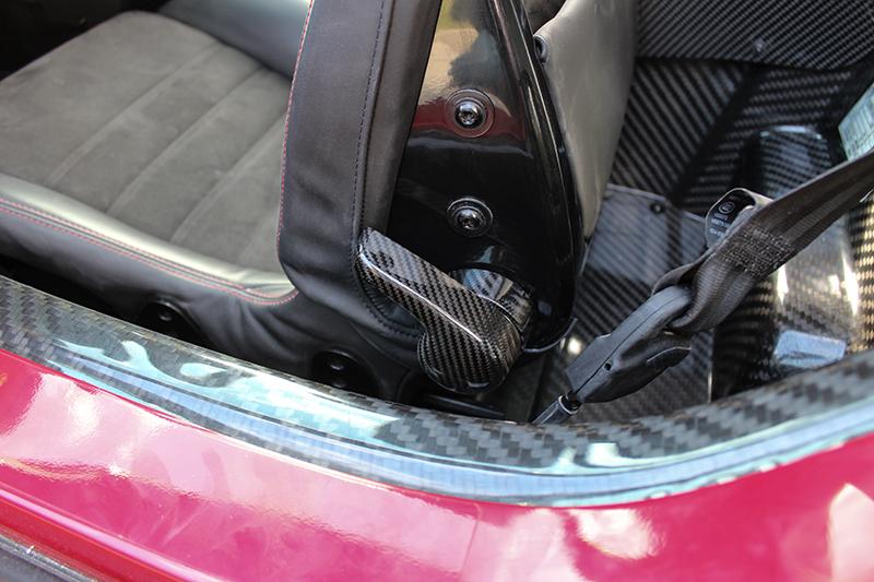Alfa Romeo 4C Seat Adjustment Handle - Carbon Fibre - Alfa Romeo Shop