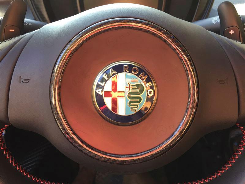Alfa Romeo 4C Steering Wheel Air Bag Circle Frame - Carbon Fibre - Alfa Romeo Shop