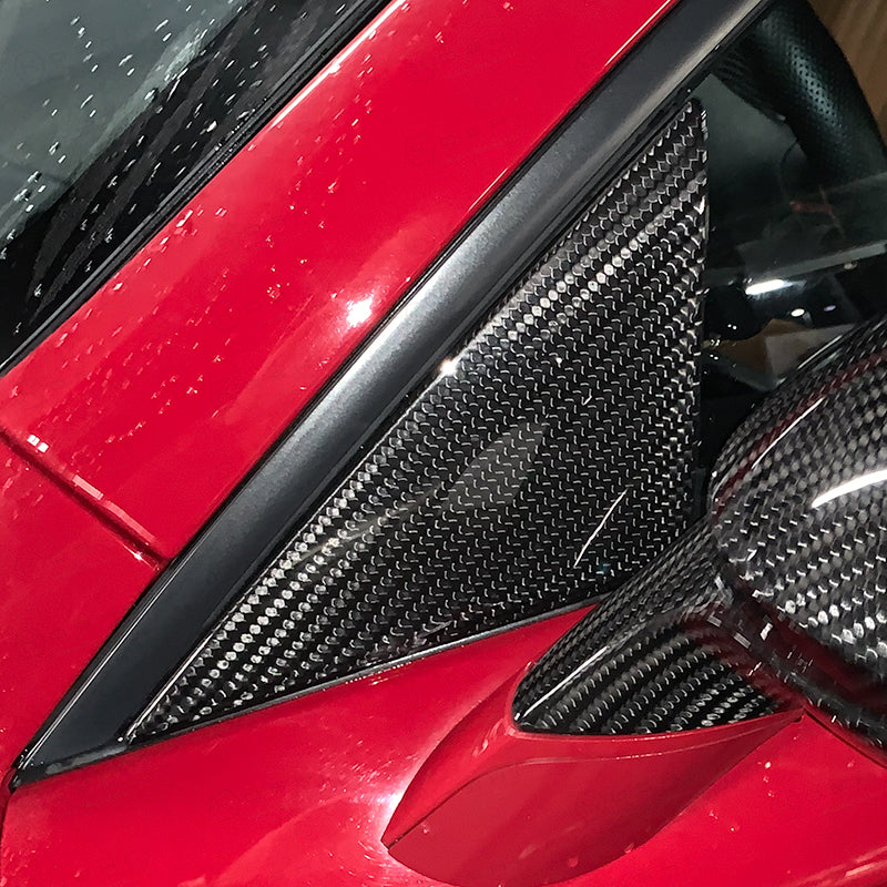 Alfa Romeo Brera External Door Triangles - Carbon Fibre - Alfa Romeo Shop