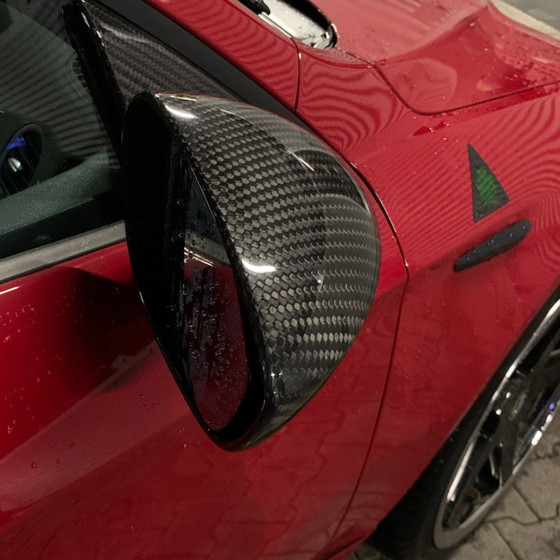 Alfa Romeo Brera Mirror Caps - Carbon Fibre - Alfa Romeo Shop