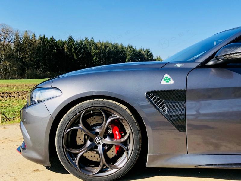Alfa Romeo Giulia QV Fender Grill Frame - Carbon Fibre - Alfa Romeo Shop