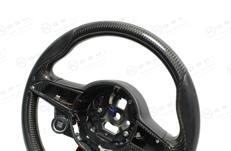 Alfa Romeo Giulia QV Steering Wheel Upper Part Cover - Carbon Fibre - Alfa Romeo Shop