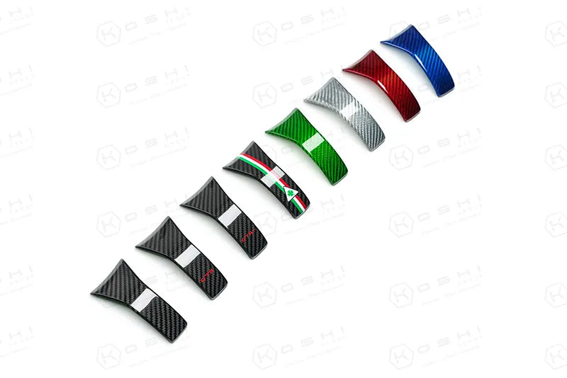 Alfa Romeo Giulia QV / Stelvio QV Lower Steering Wheel Decal Trim Cover – 2020-ongoing - Carbon Fibre - Alfa Romeo Shop