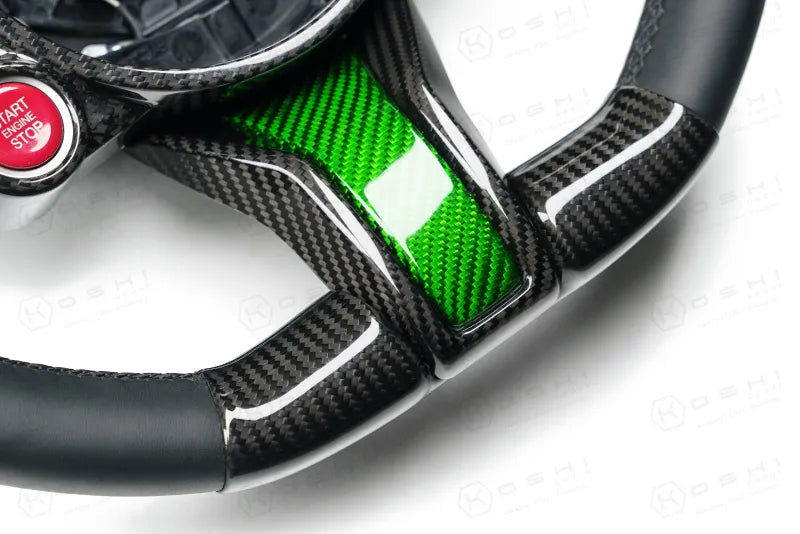 Alfa Romeo Giulia QV / Stelvio QV Lower Steering Wheel Decal Trim Cover – 2020-ongoing - Carbon Fibre - Alfa Romeo Shop