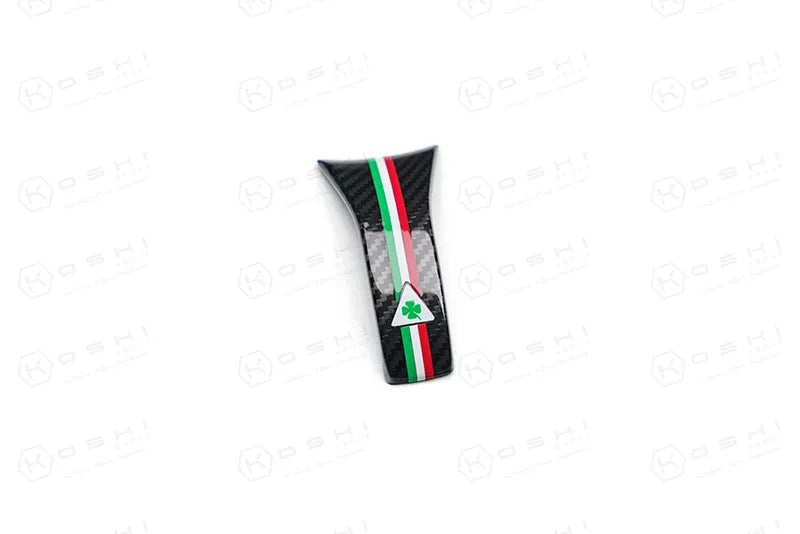 Alfa Romeo Giulia QV / Stelvio QV Lower Steering Wheel Decal Trim Cover – 2020-ongoing - Carbon Fibre - Alfa Romeo Shop