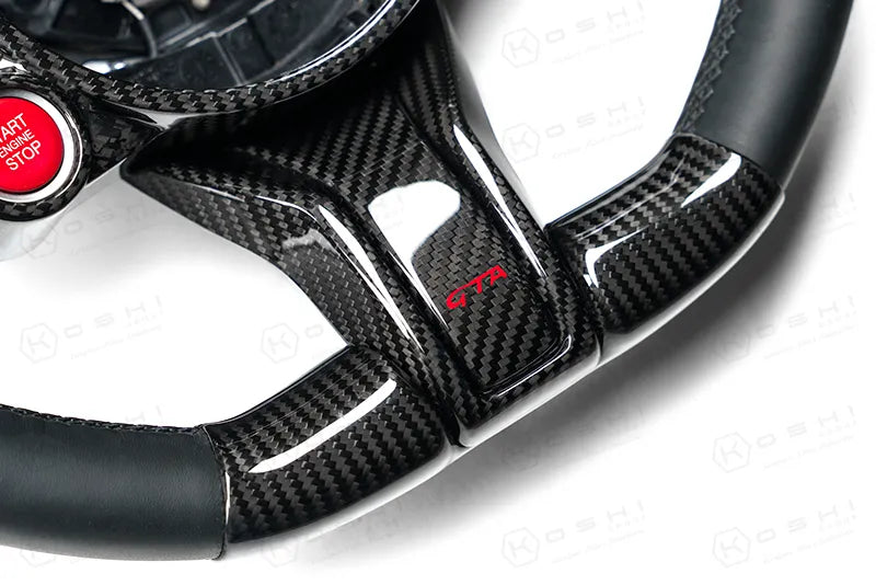 Alfa Romeo Giulia QV / Stelvio QV Lower Steering Wheel Decal Trim Cover – 2020-ongoing - Carbon Fibre - Alfa Romeo Shop