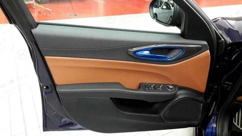 Alfa Romeo Giulia Speakers Frame Trim - Carbon Fibre - Alfa Romeo Shop