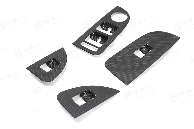 Alfa Romeo Giulia Window Switch Control Cover - Carbon Fibre - Alfa Romeo Shop