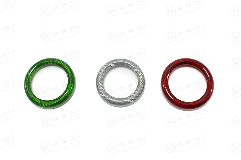 Alfa Romeo Giulietta Center Console Switch Frames - Carbon Fibre - Alfa Romeo Shop