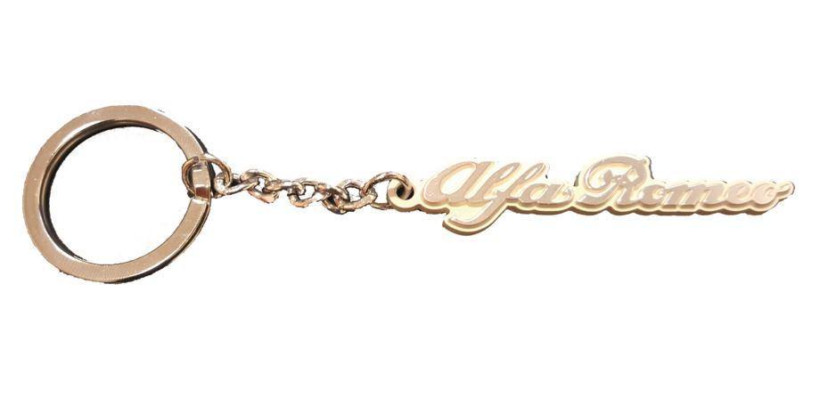 Alfa Romeo Script Key Ring - Alfa Romeo Shop