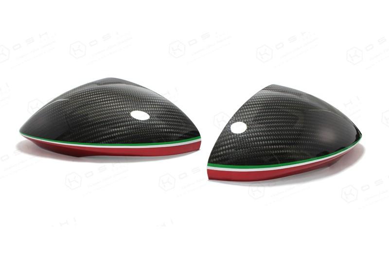 Alfa Romeo Stelvio Mirror Caps - Carbon Fibre - Alfa Romeo Shop