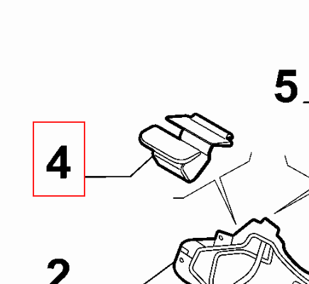 Schalldämmungsclip unter der Motorhaube – MiTo
