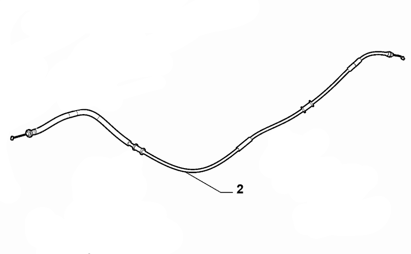 Left Hand / Nearside Handbrake Cable - Giulietta