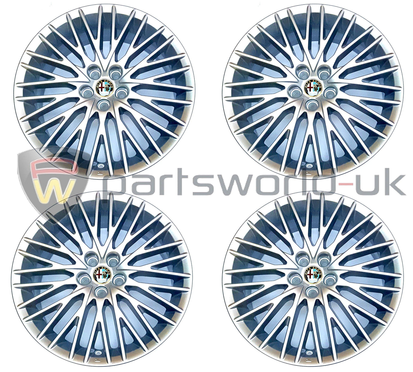 17" Alloy Wheel Kit - 147, 156 & GT - Alfa Romeo Shop